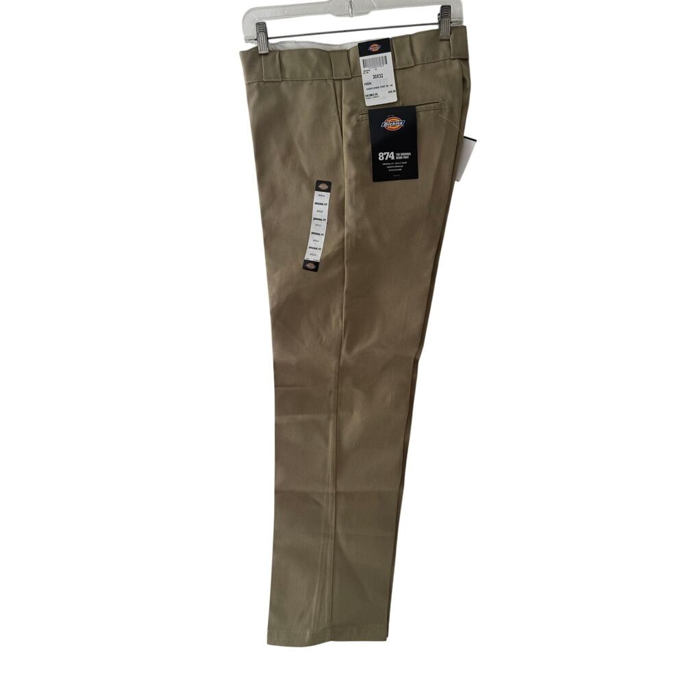 Dickies Men's Pants Classic Original Fit Tan Khaki Sz 30x32 Straight Leg NWT